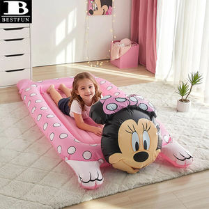 Lettino <span class=keywords><strong>da</strong></span> Viaggio Gonfiabile per Bambini a Forma di <span class=keywords><strong>Minnie</strong></span> Mouse, Materasso ad Aria Portatile Floccato per Casa, Esterni e Campeggio - Product Image 3