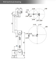 SWJD MIG Welding Robot Cobot with PLC and Motor 10kg Payload 1400mm Reach for Pipe Welding Manipulation