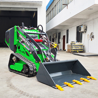 Mini-excavatrice sur chenilles Derette 450, moteur Honda 23HP, certifiée CE EPA, machine compacte à vendre, usine chinoise