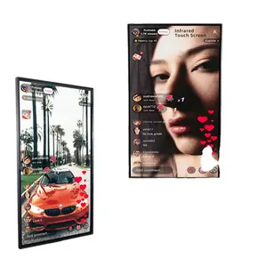 1080P LCD dokunmatik ekran dikey kamera Video yayın kablosuz projeksiyon canlı akış makinesi