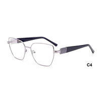 Haoya 2026 – Monture optique classique en métal pleine monture pour femme, légère, convient à toutes les formes de visage, usage quotidien, best-seller