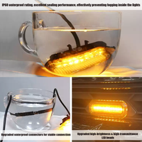 Kit d'éclairage d'ambiance pour calandre avant avec petites lumières jaunes, configuration 1 à 4, compatible avec Jetour Traveler/T2 2026