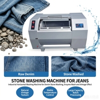 Laveuse industrielle électrique horizontale neuve 380V, capacité 35kg, pour le lavage du denim, du jean, de la laine, le nettoyage des vêtements et le blanchiment des textiles.