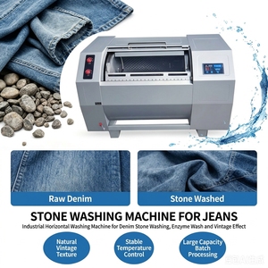 Lavadora <span class=keywords><strong>Industrial</strong></span> Eléctrica Horizontal Nueva <span class=keywords><strong>de</strong></span> 380V y 35kg <span class=keywords><strong>de</strong></span> Capacidad para Lavado <span class=keywords><strong>de</strong></span> Mezclilla, Lana y Limpieza <span class=keywords><strong>de</strong></span> Prendas Textiles - Product Image 2