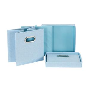 2020 nuevo cubo plegable ahorra espacio de almacenamiento plegables caja con tapa y manejar los bienes domésticos para la casa - Product Image 4