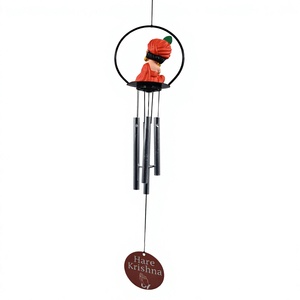 Bhakti Krishna 90MM Modern Wind <b>Chime</b> PVC/ABS Material Decorative Hanging <b>Bell</b> Spiritual Injection Molded Home Office - Product Image 2