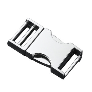 Hebilla deslizante de aleación de zinc plateada ajustable para bolsos, duradera - Product Image 4