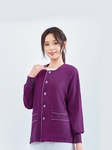 Blouses de travail unisexes à manches longues en polyester/coton pour médecins et infirmières en salles d'opération, tenues chirurgicales, gowns de lavage des mains - Product Image 5
