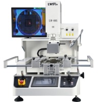 Station de Retravaillage BGA Infrarouge LW-08S 3 Zones à Air Chaud, Machine à Souder à Écran Tactile 5400W, Outils de Soudage, Système d'Alignement Optique