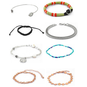 Bohemian Wrap Bracelets Multilayer Beaded Alloy <b>Rose</b> <b>Gold</b> Plated Unisex Fashion Jewelry - Product Image 5