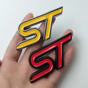 Emblema <span class=keywords><strong>3D</strong></span> in Metallo ST, Badge per Griglia Anteriore Auto, Adesivo per Bagagliaio Posteriore per <span class=keywords><strong>Ford</strong></span> - Product Image 4