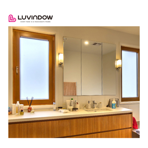 Bán Sỉ Trung Quốc Cửa Sổ Xoay Nghiêng Cửa Sổ Sàn Đến Trần Lớn Màu Đen Tráng Men Ba Lớp Cách Âm - Product Image 4