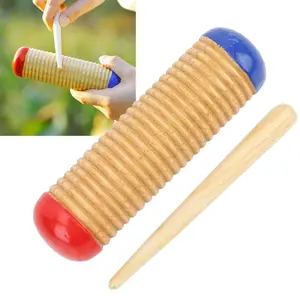 Großhandel Montessori Musik Percussion Guiro Holz Guiro Musik instrument Spielzeug für Baby