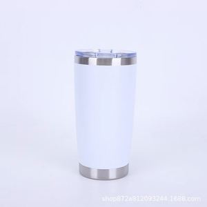 Vaso Térmico de Acero Inoxidable 304 de Grado Alimenticio, Recubierto en Polvo, de 30 oz, en Varios Colores Sólidos, para Auto - Product Image 2