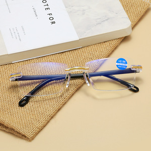 แว่นตาอัจฉริยะรุ่นใหม่ขายส่ง สำหรับผู้ชายและผู้หญิง ป้องกันแสงสีฟ้า ไร้กรอบ ตัดแสงสีฟ้า สำหรับสายตายาวตามวัย พร้อมรับตัดเลนส์สายตา - Product Image 6