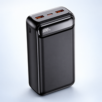 Batterie externe portable haute capacité 30000mAh 50000mAh, charge rapide 22.5W, entrée/sortie USB-C, affichage numérique LED