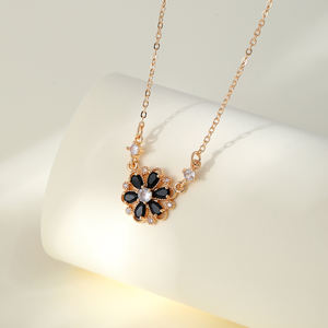 Popolare boutique sei collane di colore all'ingrosso, cubic zirconia commerciante di gioielli - Product Image 4