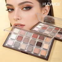 Palette de fards à paupières imperméables, 18 couleurs, mat/brillant, pour le maquillage quotidien des débutants