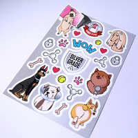 Autocollants personnalisés PPWR de haute qualité, imperméables, avec logo de marque, impression d'étiquettes, autocollants adhésifs en PVC, BOPP, vinyle, feuilles d'autocollants personnalisées