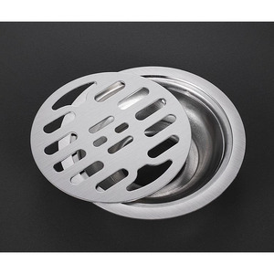 Hiện đại 4 inch thép không gỉ chống mùi Vòng vòi hoa sen thoát nước Sàn Lưới cho khách sạn phòng tắm nước drainers - Product Image 2