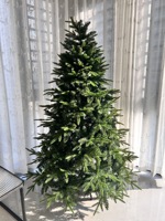 Arbre de Noël artificiel écologique en PVC PE MIX Décoration intérieure de haute qualité Lumières LED légères à piles