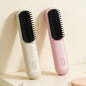 หวีร้อนจัดแต่งทรงผมและดูแลเส้นผม 2-in-1 รุ่น 0728 Whatnot น้ำหนักเบา อุณหภูมิ 140°C-200°C เหมาะสำหรับการเดินทาง - Product Image 4
