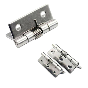 Dobradiça de Mola <span class=keywords><strong>Mini</strong></span> Moderna em Aço Carbono com 2mm de Espessura, Fechamento Automático, Ângulo de Abertura de 180°, Fácil Instalação para Portas/Armários - Product Image 6