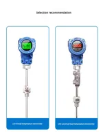 Transmetteur de température intégré antidéflagrant PT100 avec affichage numérique intelligent 4-20mA, résistance thermique K, OEM ODM
