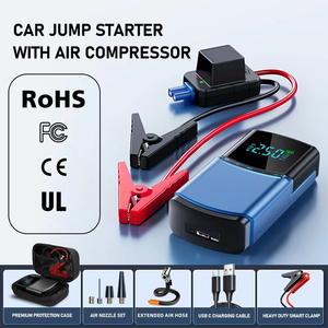 Arrancador de Coches Todo en Uno con Luz LED de 1500A, Compresor de Aire de 150 PSI, Inflador de Neumáticos, Potenciador de Batería para Automóviles y Motocicletas - Product Image 2