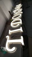 Logo mural intérieur, signalétique extérieure pour devanture de magasin, enseigne de marque pour salon et restaurant