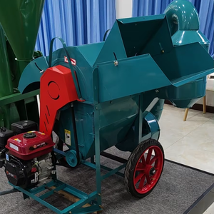 Grande capacità di risone sgusciatore di riso thrasher/frumento di soia trebbiatrice con motore forte - Product Image 1