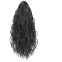 Perruque queue de cheval couleur Ombre pour femme, queue de cheval haute, pince à cheveux en forme de nuage, boucles paresseuses, cheveux longs et volumineux tressés
