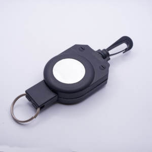 Taiwan Premium Badge <b>Holder</b> Retractable Tether Dive Gear 168mm Heavy-Duty Stainless Steel ABS <b>Lanyard</b> with Clip - Product Image 1