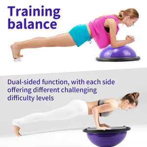 Zhensheng Venta caliente Ecológico Edificio Núcleo Fuerza Yoga Ejercicio Media Bola de equilibrio - Product Image 3
