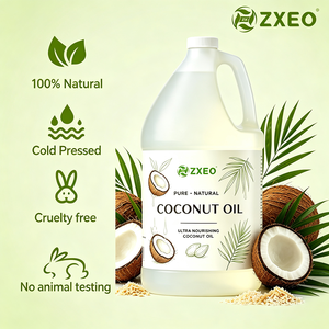 Huile de Coco 100% Pure Pressée à Froid, Huile Végétale Naturelle pour Peau, Cheveux, Massage, Hydratant, Nourrissant, <span class=keywords><strong>Anti</strong></span>-Âge, Vente en Gros - Product Image 3