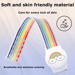 Bracelet en nylon avec support pour AirTag, dessin animé mignon avec bracelet en nylon, bracelet de montre GPS réglable anti-perte pour enfants - Product Image 3