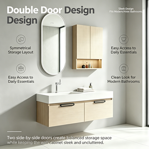 <span class=keywords><strong>Mobile</strong></span> bagno con <span class=keywords><strong>lavabo</strong></span> da 24 pollici, in compensato anticato, lucido, per spazi ridotti - Product Image 2