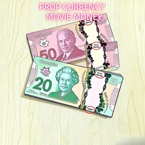 Siêu mỏng mờ trong suốt phim polymer Canada Prop tiền Canada thực tế ghi chú hóa đơn đô la CAD Canada Polymer hóa đơn - Product Image 4