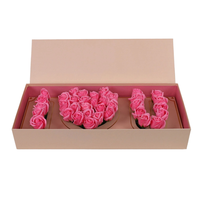 Boîte cadeau fleur et chocolat pour bébé garçon Boîte aux lettres BAE personnalisée Carton décoratif alimentaire Emballage d'anniversaire et de célébration à remplir