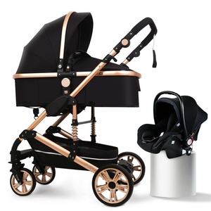Cochecito de Bebé 3 en 1, Conjunto Multifuncional de Silla de <span class=keywords><strong>Auto</strong></span> y Cochecito, Plegable, Ideal para Viajes, con Silla de <span class=keywords><strong>Auto</strong></span> - Product Image 5