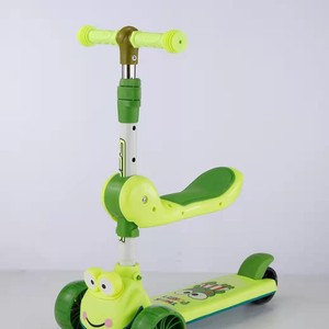 Childrens Scooter With Seat Height Adjustable 3 In 1 For Kids Age 2 10 Years Pink And Purple - Product Image 2