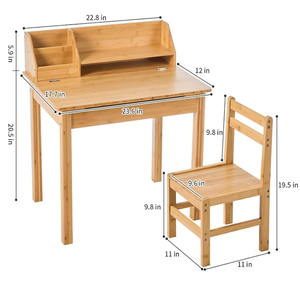 Ensemble <span class=keywords><strong>bureau</strong></span> d'étude et chaises <span class=keywords><strong>en</strong></span> <span class=keywords><strong>bois</strong></span> de style moderne <span class=keywords><strong>pour</strong></span> petits enfants <span class=keywords><strong>pour</strong></span> le salon mobilier de table de lecture <span class=keywords><strong>pour</strong></span> tout-petits - Product Image 2
