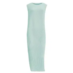 2024 лучшее качество, женское асимметричное платье Miyake, элегантное облегающее Плиссированное летнее платье без рукавов для поездок на работу