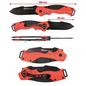 KS TOOLS Cuchillo plegable con mecanismo de bloqueo, 34 mm - Product Image 3