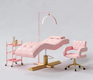 Nuevo Modelo S, Camilla de Belleza Ergonómica, Silla de Salón de Belleza, Camilla de Tatuaje, Cabecera Ajustable - Product Image 1