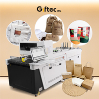 Imprimante Giftec One Pass avec têtes d'impression industrielles H&P Widepage pour sacs en toile de jute, sacs en coton, sacs de courses, sacs, machine d'impression numérique
