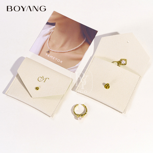 ถุงใส่เครื่องประดับไมโครไฟเบอร์แบบกำหนดเองของ Boyang สำหรับต่างหู สร้อยคอ แหวน  ถุงเก็บเครื่องประดับ ถุงบรรจุภัณฑ์ของขวัญ - Product Image 1