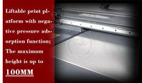 A3 Digital Inkjet UV Printer Flatbed I3200 3D Emboss + mesin pernis Printer kartu rumah kecil bisnis cetak
