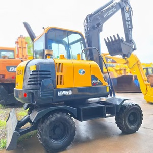 Excavatrice Hyundai HW60 d'occasion Corée, moteur à chenilles à rendement fiable, disponible en stock, à vendre à Shanghai en Chine - Product Image 5