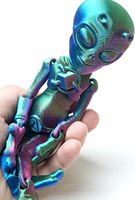 BANPIWOLG Modèle d'alien imprimé en 3D, figurine flexible, jouet, statue, cadeau amusant et cool, décoration pour la maison/le bureau, cadeau de festival pour adultes et adolescents